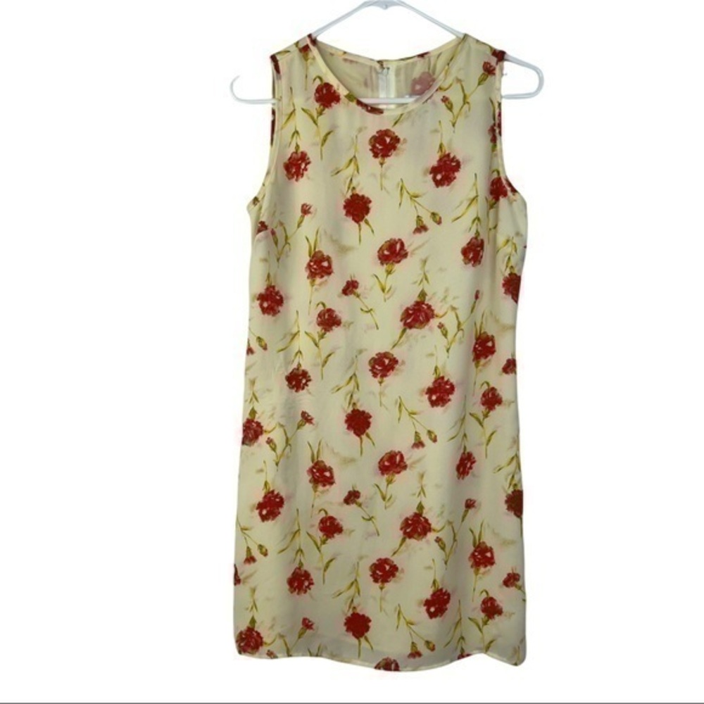 Laura Leigh LTD Kids Dress Floral Sleeveless Yellow size Small